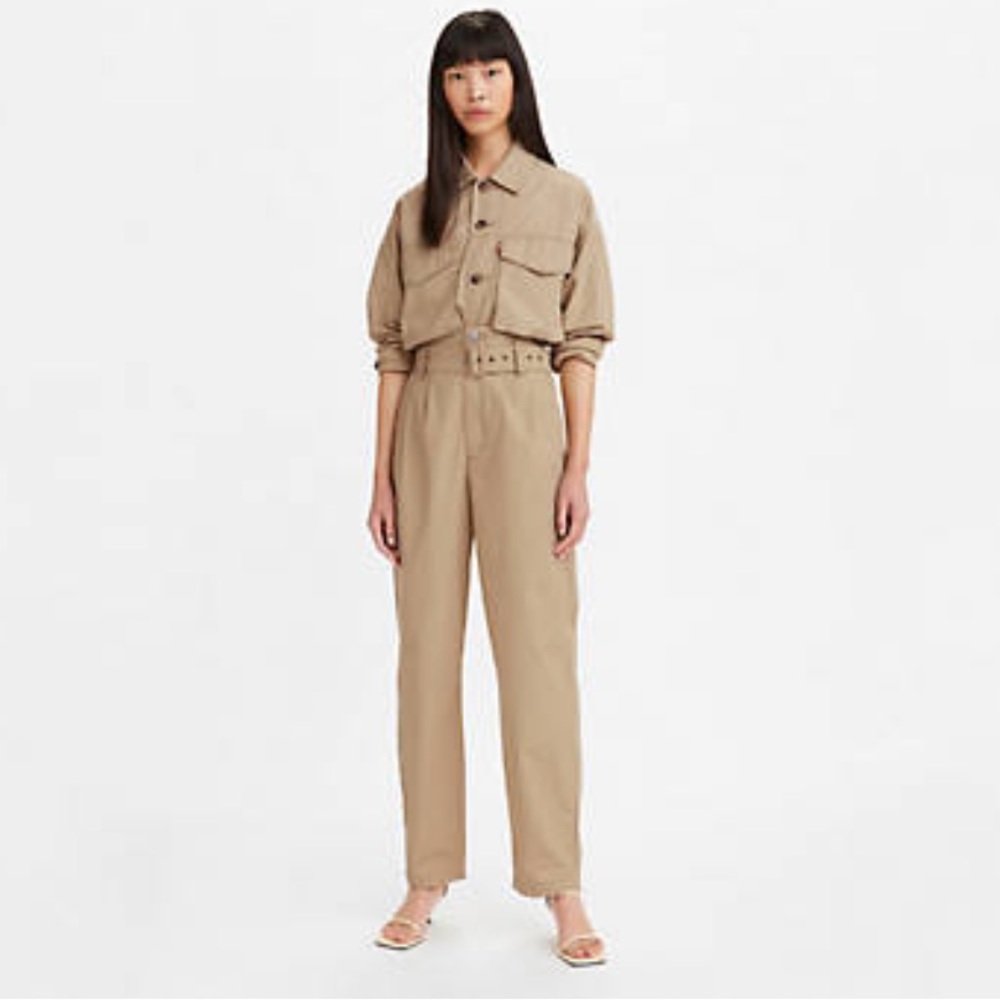levis high loose khakis